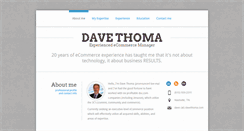 Desktop Screenshot of davethoma.com