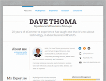 Tablet Screenshot of davethoma.com